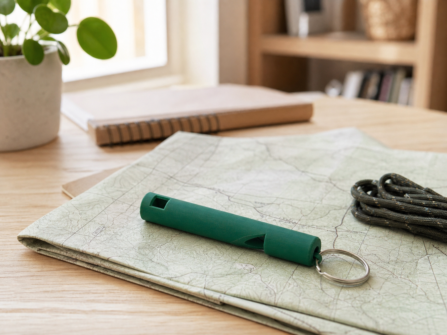 Sifflet ultra-loud portable 123 dB pour survie et aventure en extérieur