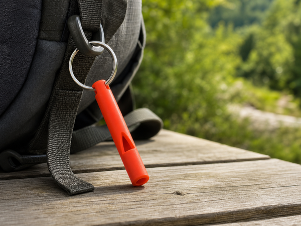 Sifflet ultra-loud portable 123 dB pour survie et aventure en extérieur