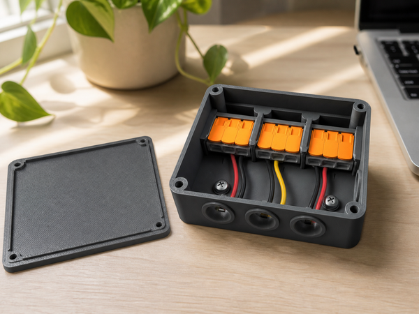 Boîte de raccordement pour projets électroniques