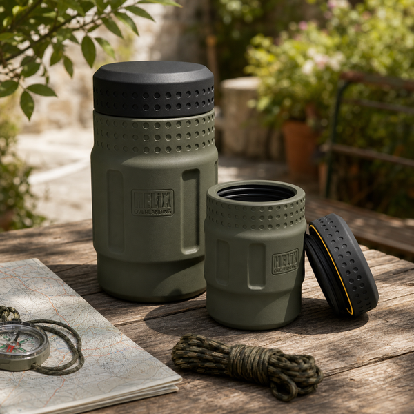 Contenant de survie EDC Rugged - Résistant aux intempéries - Deux tailles disponibles