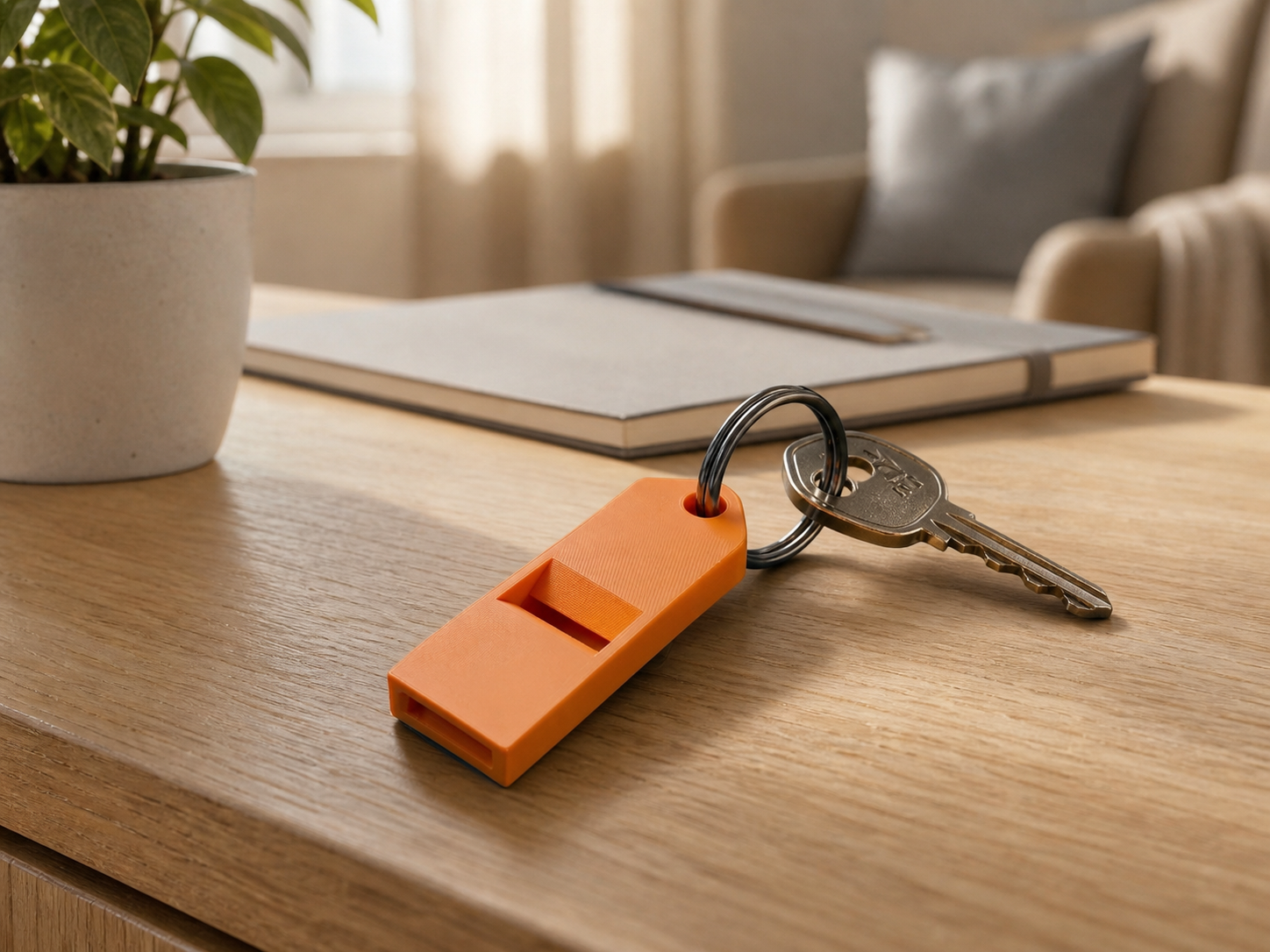 Sifflet poche 120dB EDC Keychain pour Secours et Aventure