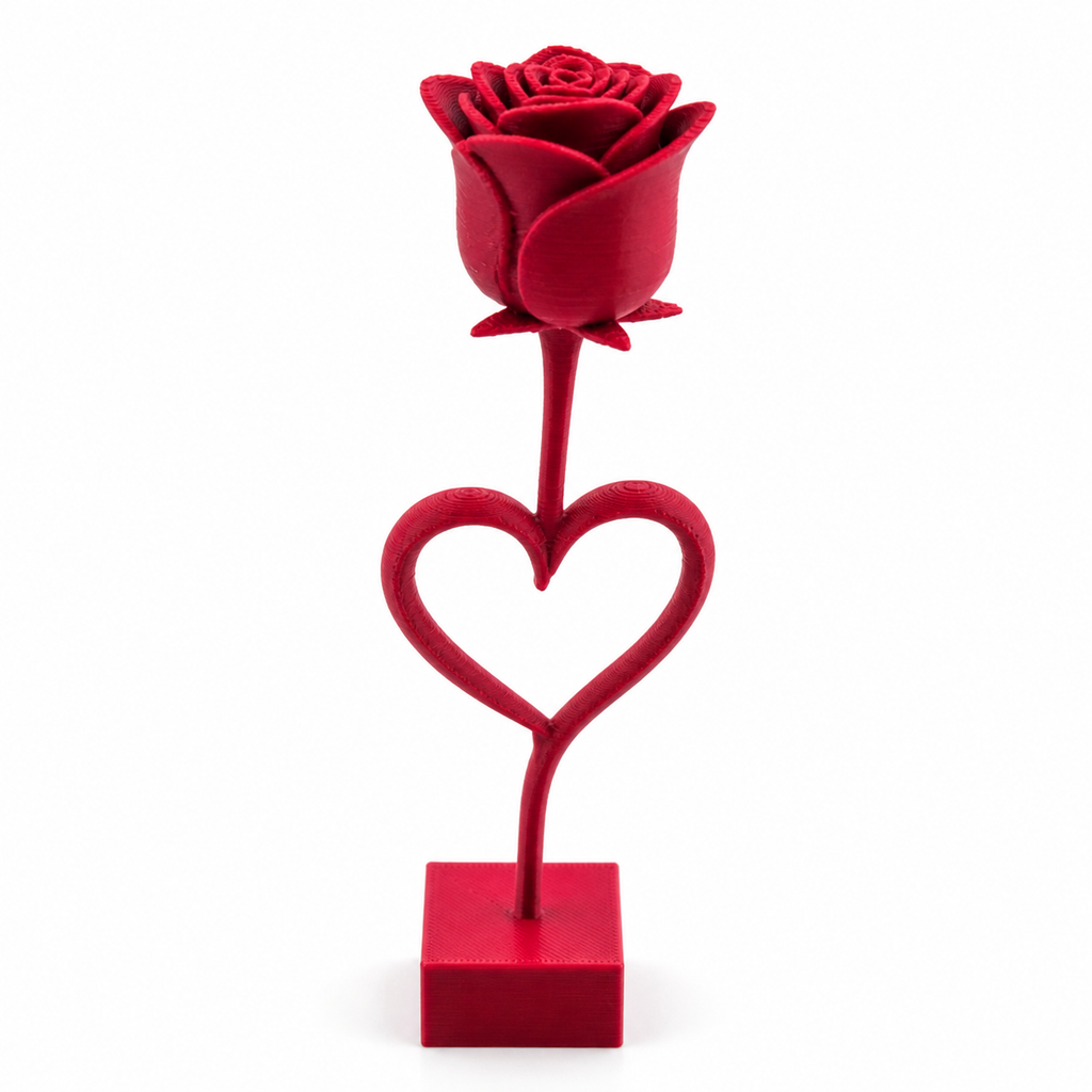 Coeur Éternel amour rose