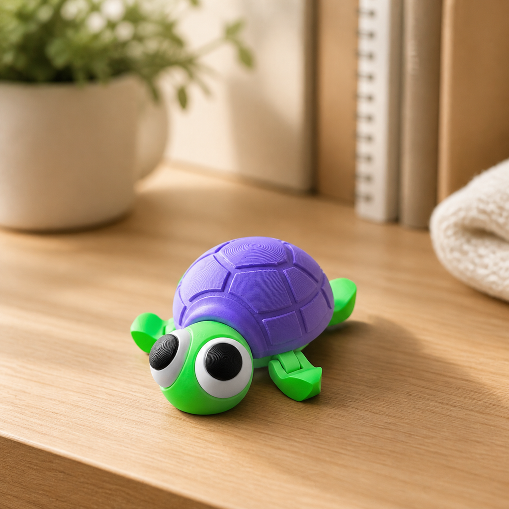 Tortue mignonne en 3D