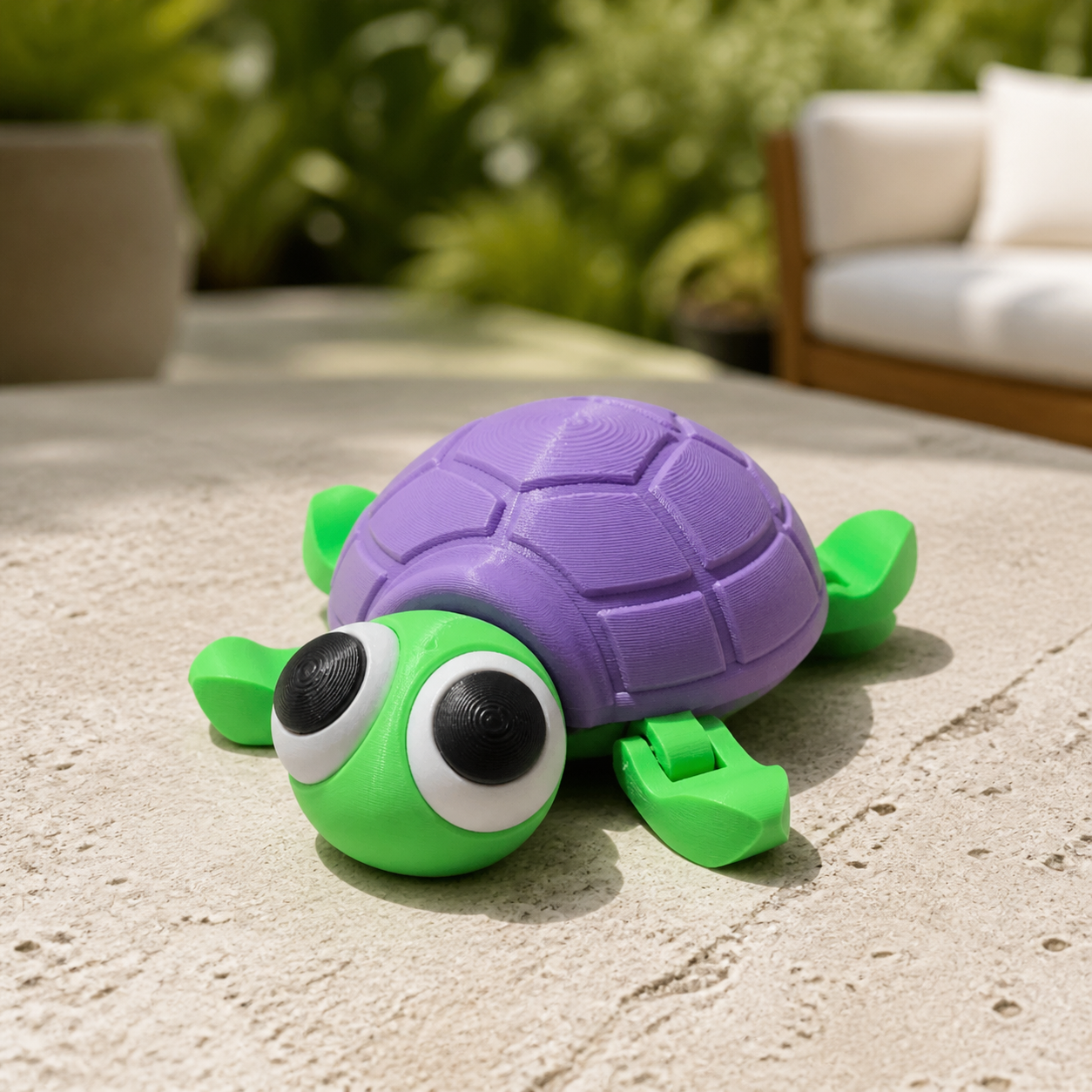 Tortue mignonne en 3D