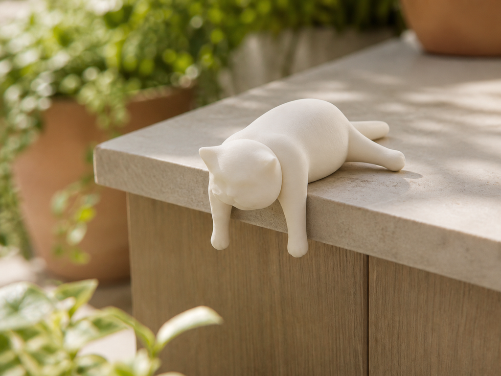 Chat dormant gras