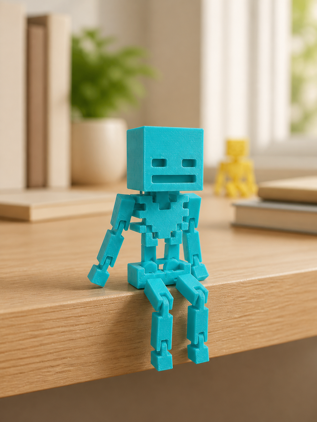 Figurine squelette articulée Minecraft collection exclusive (lot de 3)
