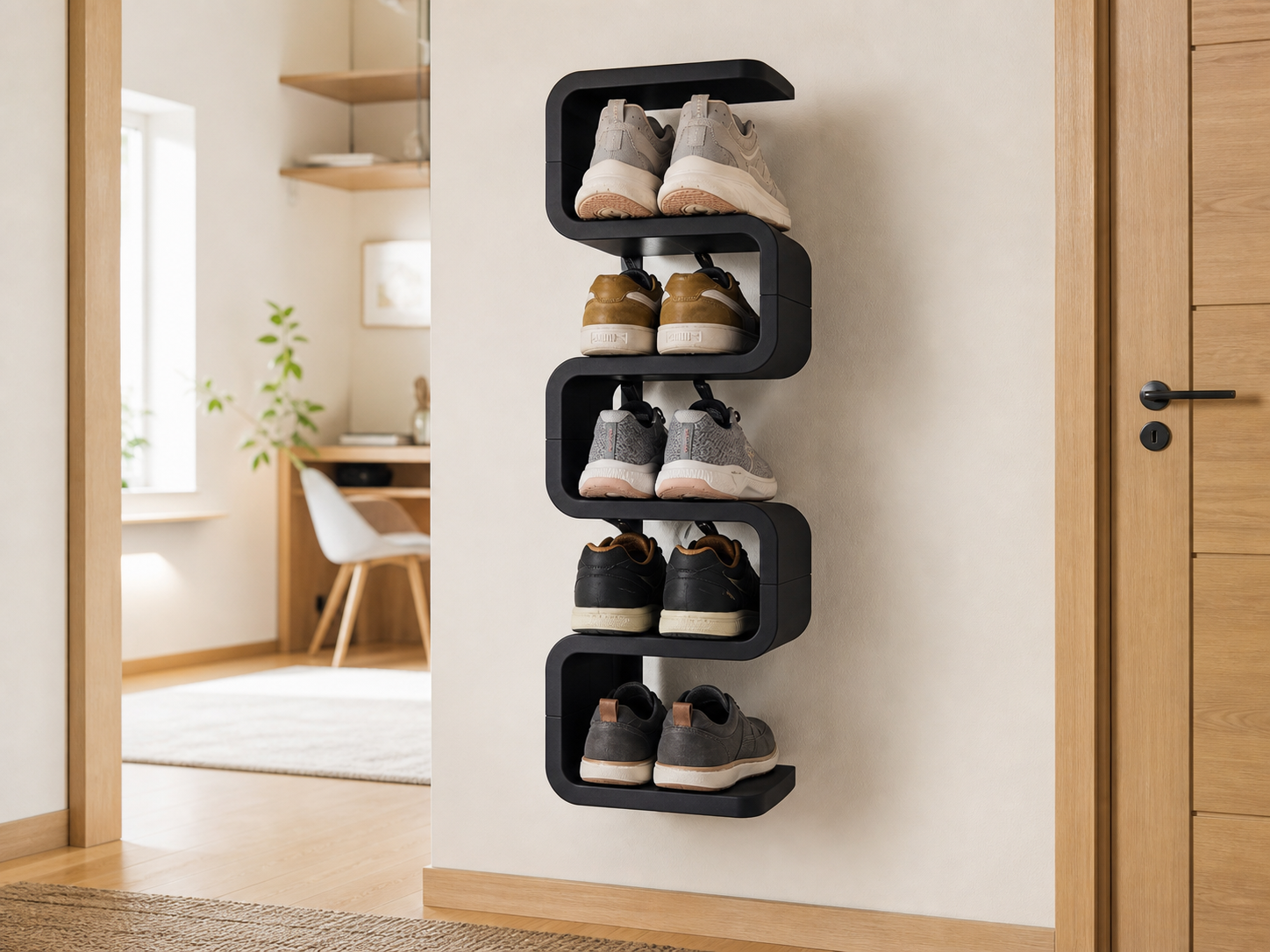 Rangement Chaussures Murale Modulaire
