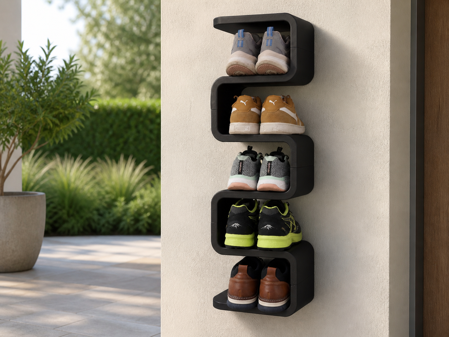 Rangement Chaussures Murale Modulaire