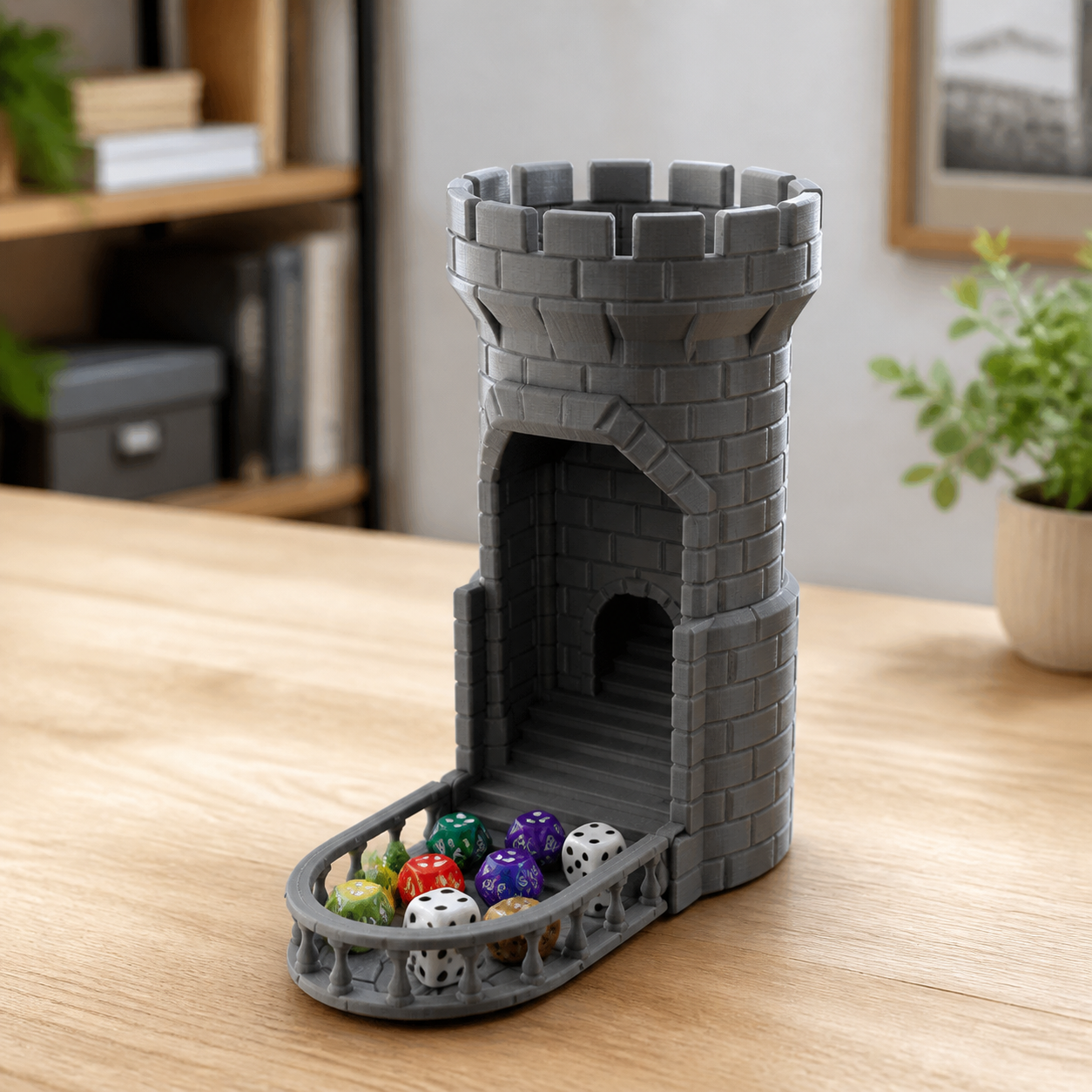 Tour de Dés Auto-Rechargeable Smash! pour Jeux de Rôle et Stratégie