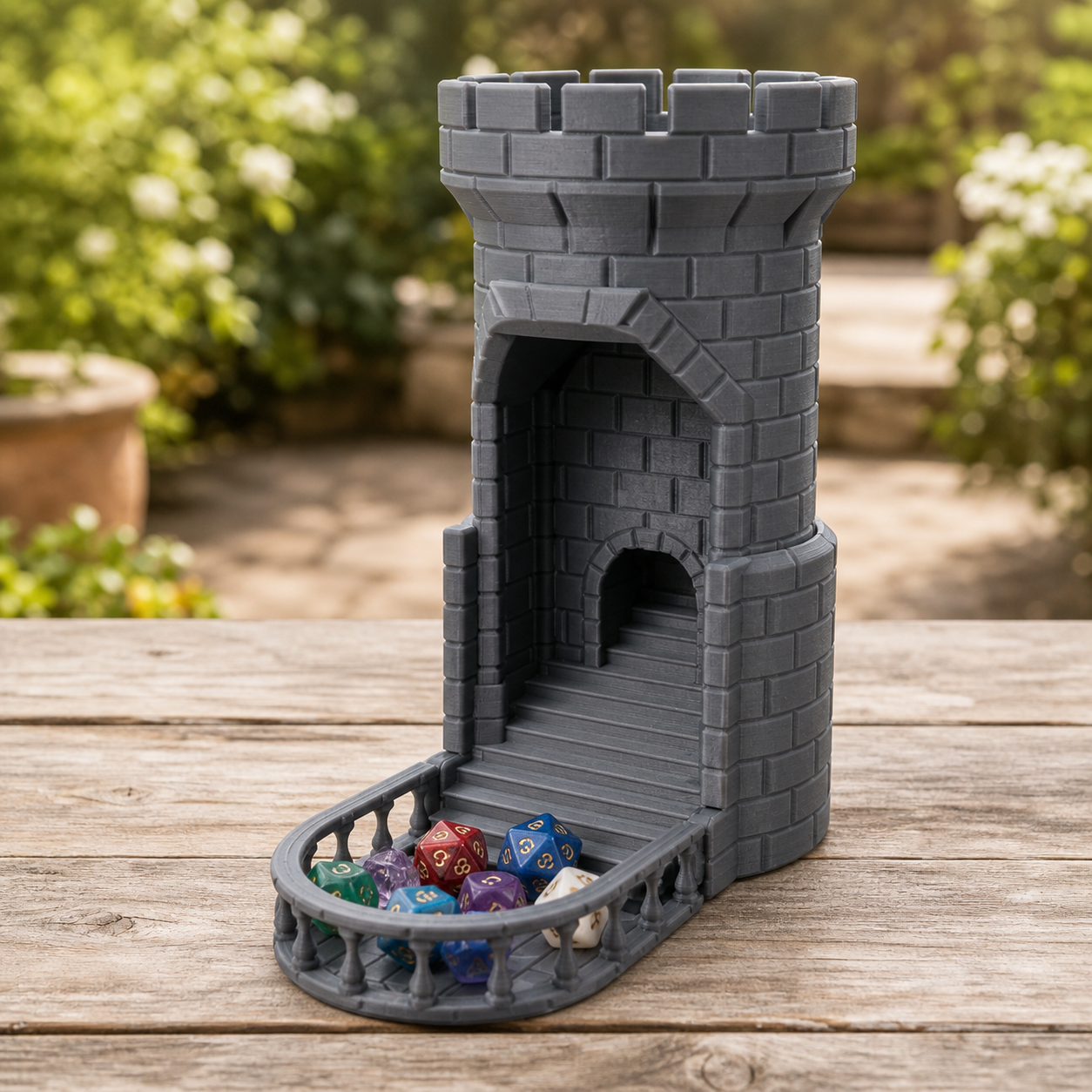 Tour de Dés Auto-Rechargeable Smash! pour Jeux de Rôle et Stratégie