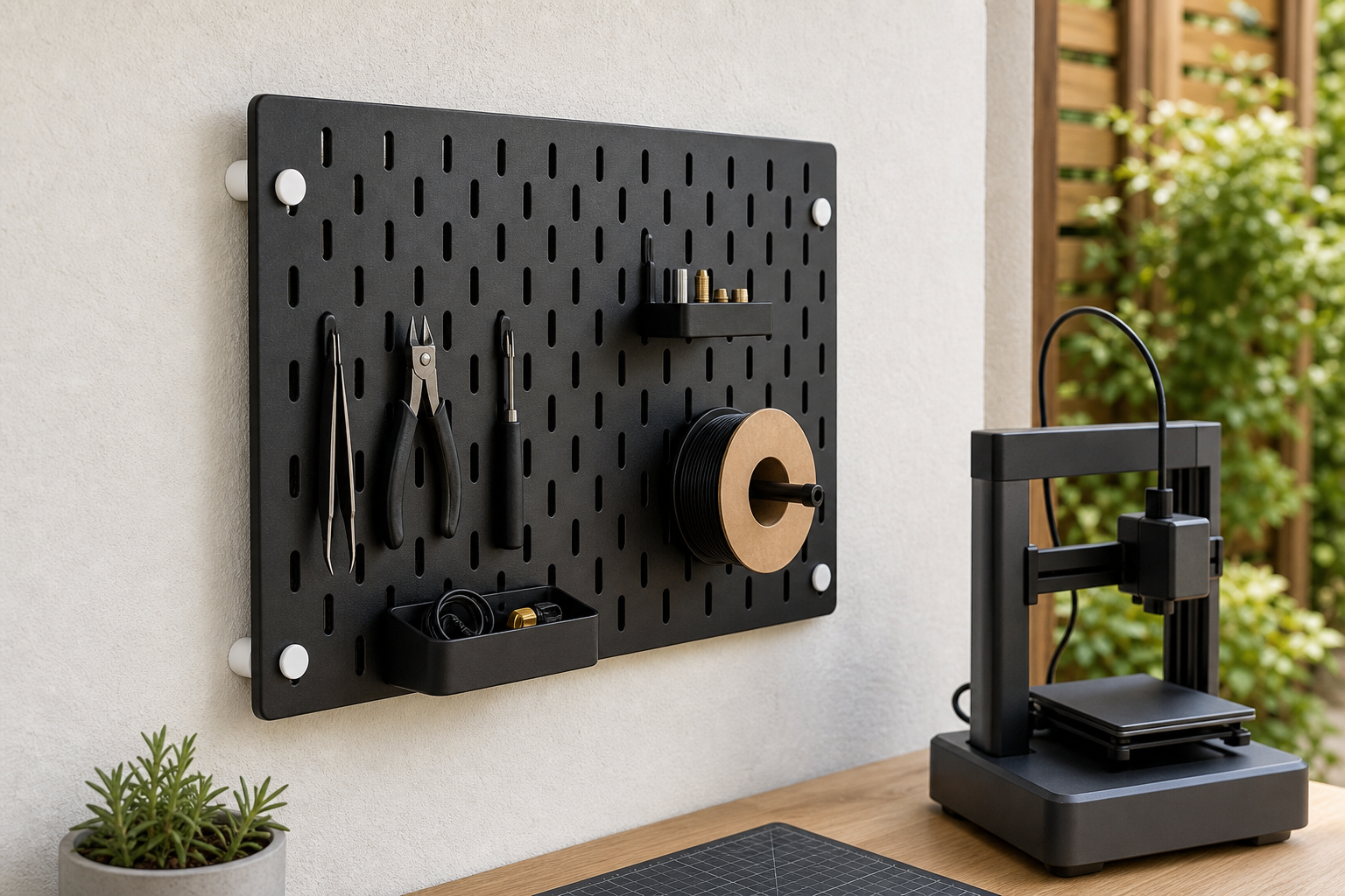 Support mural IKEA Skadis  - rangement intérieur