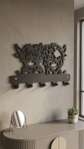 Organiseur mural vaches Highland silicone style décoratif